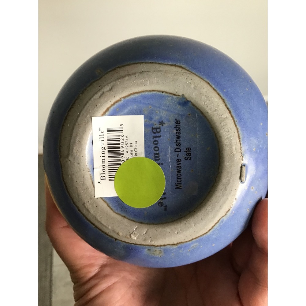 Bloomingville Blue Stoneware Sandrine Mug Nordic Glaze Finish NWOT - Picture 5 of 6